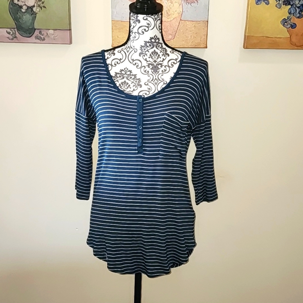 Soft & Comfy Teal Half Sleeve Shirt by Pink Rose NWT